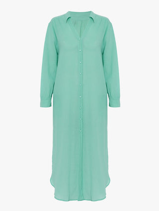 CHEMISE MARROCOS VERDE AGUA