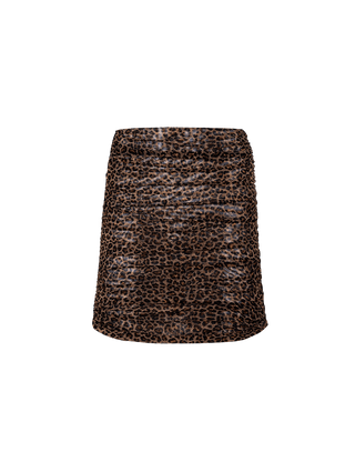 SAIA TULE ANIMAL PRINT DUBLADA