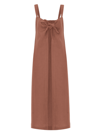 VESTIDO LINHO TERRA