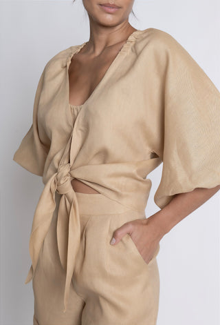 BLUSA MALTA BEGE+TOP