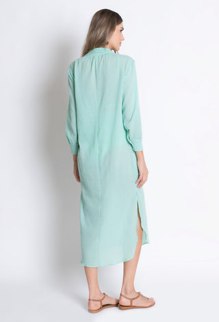 CHEMISE MARROCOS VERDE AGUA