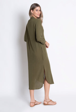 CHEMISE MARROCOS VERDE MUSGO