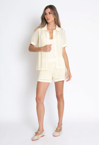 CONJUNTO TRICÔ MANTEIGA