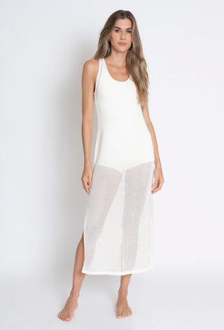 VESTIDO TRICOT OFF WHITE