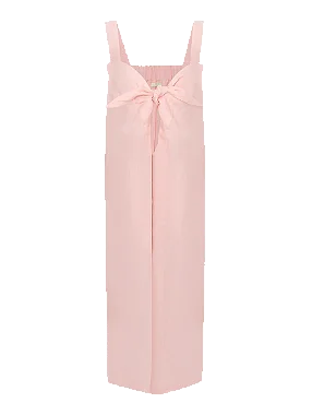 VESTIDO LINHO ROSA