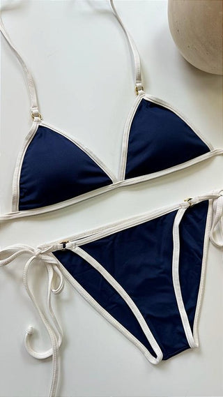BIQUINI MONDRIAN AZUL