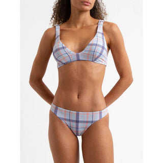 BIQUÍNI JACKIE TARTAN AZUL BEBÊ