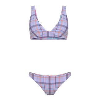 BIQUÍNI JACKIE TARTAN AZUL BEBÊ