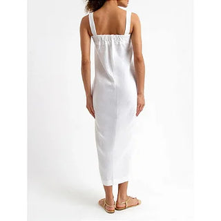 VESTIDO LINHO OFF WHITE