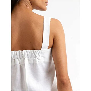 VESTIDO LINHO OFF WHITE